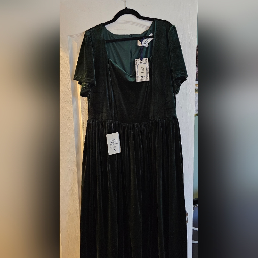 BNWT JessaKae Riverwood 2X Green Velvet